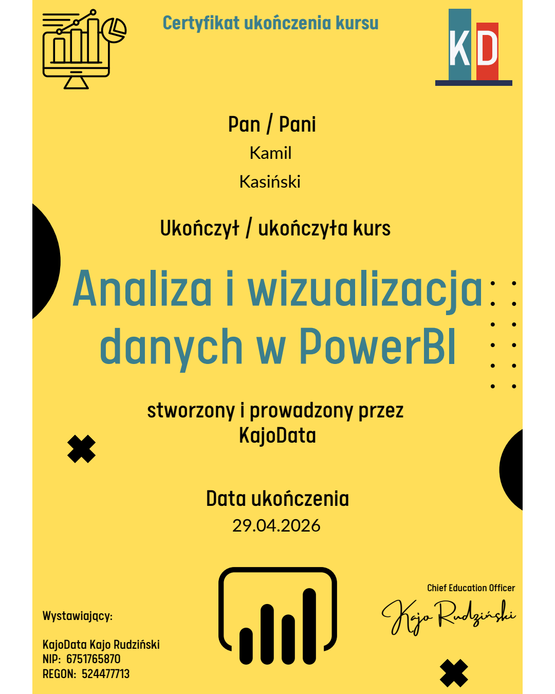 KDS Power BI Professional