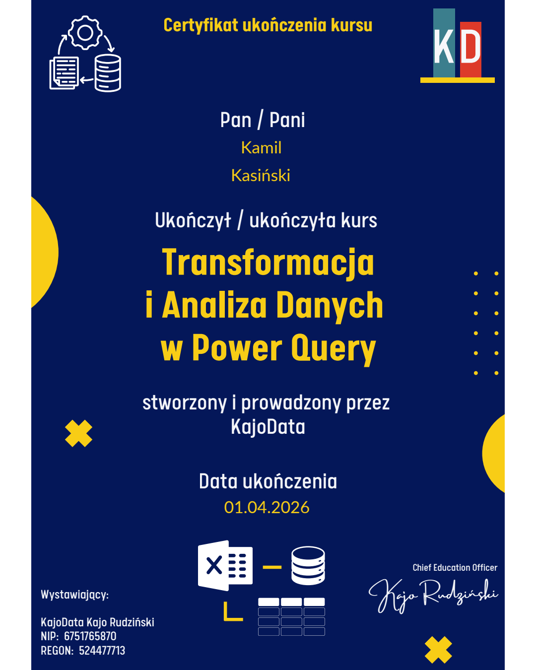 KDS Power Query